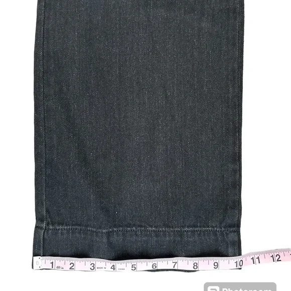 NWT Women's High-Rise Wide Leg Jeans Universal Thread Black 4 Cotton New Loose - Picture 6 of 16